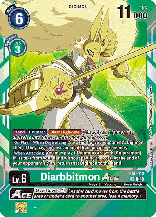 Diarbbitmon Ace [LM-013] (English Exclusive) [Exceed Apocalypse] | Viridian Forest