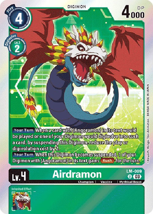 Airdramon [LM-009] (English Exclusive) [Exceed Apocalypse] | Viridian Forest