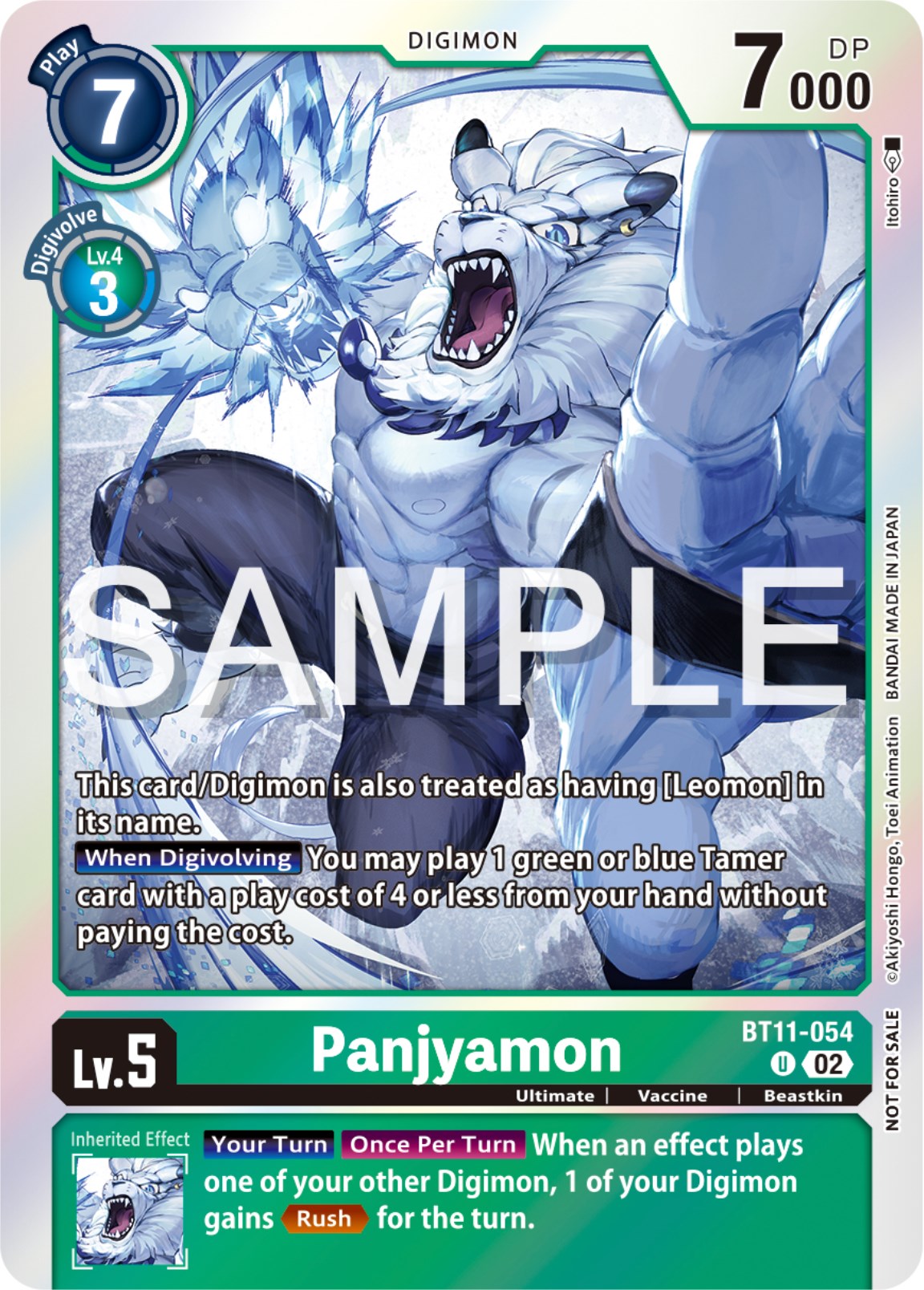 Panjyamon [BT11-054] (Event Pack 6) [Dimensional Phase Promos] | Viridian Forest