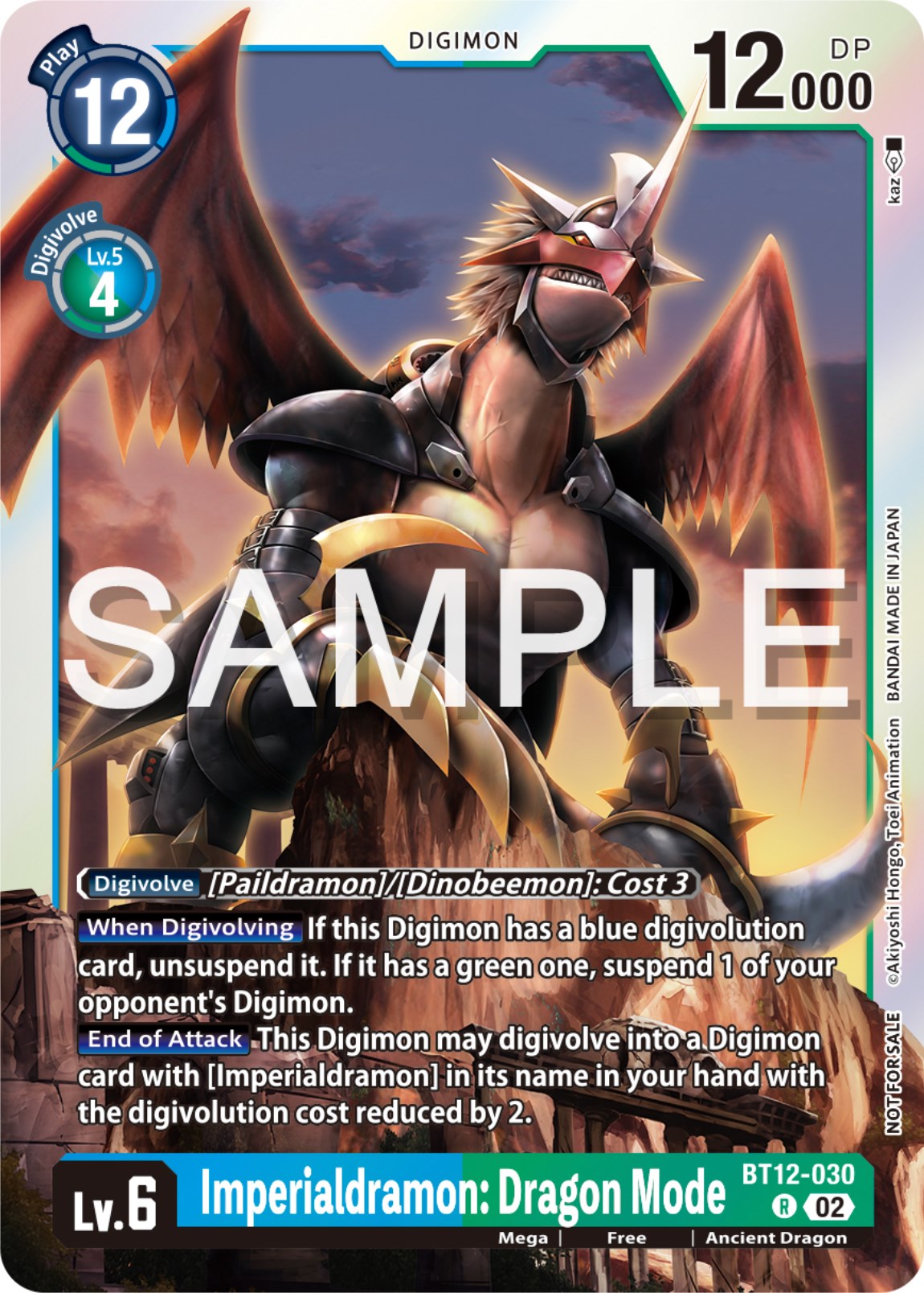Imperialdramon: Dragon Mode [BT12-030] (Event Pack 6) [Across Time Promos] | Viridian Forest