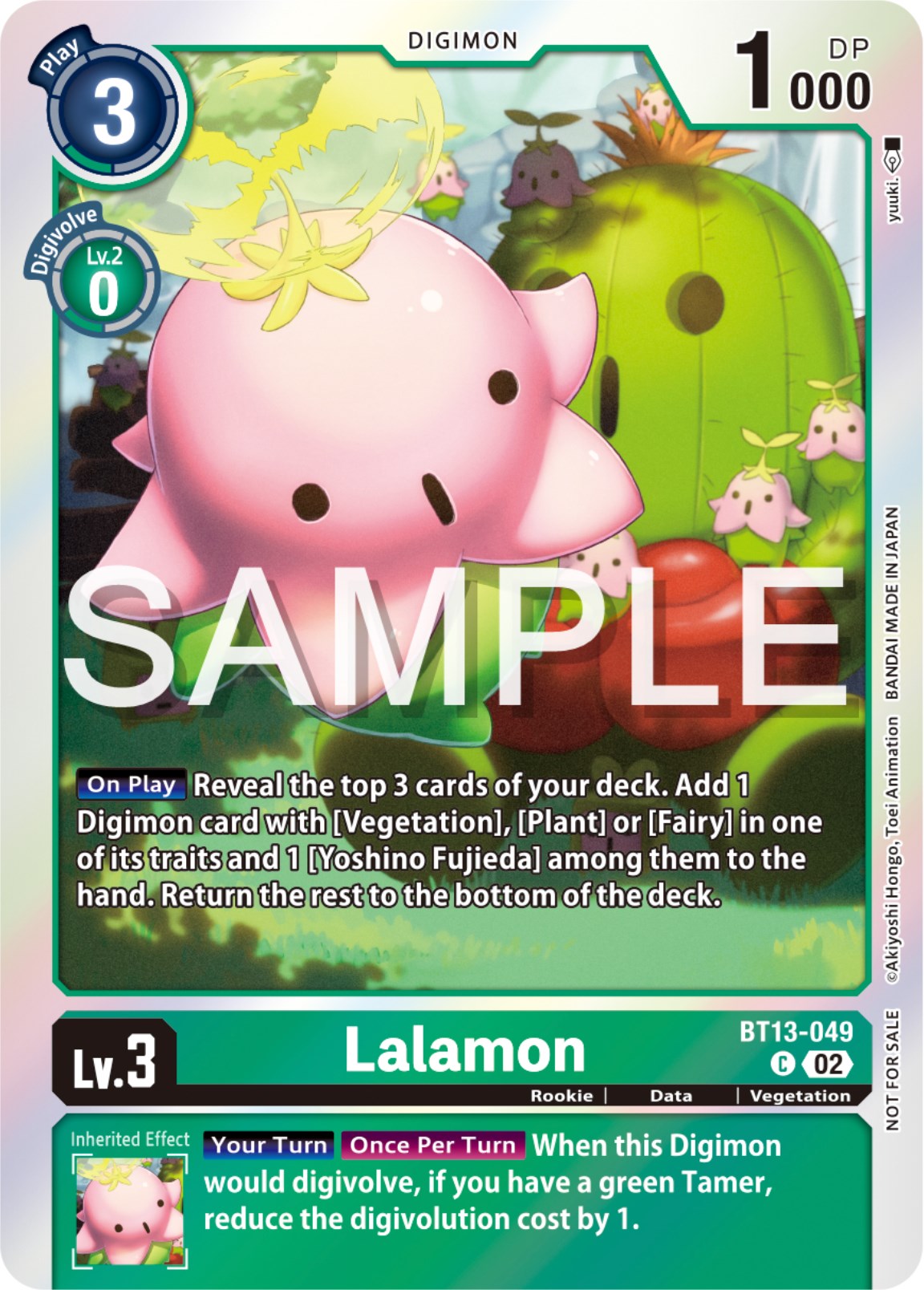 Lalamon [BT13-049] (Event Pack 6) [Versus Royal Knights Promos] | Viridian Forest
