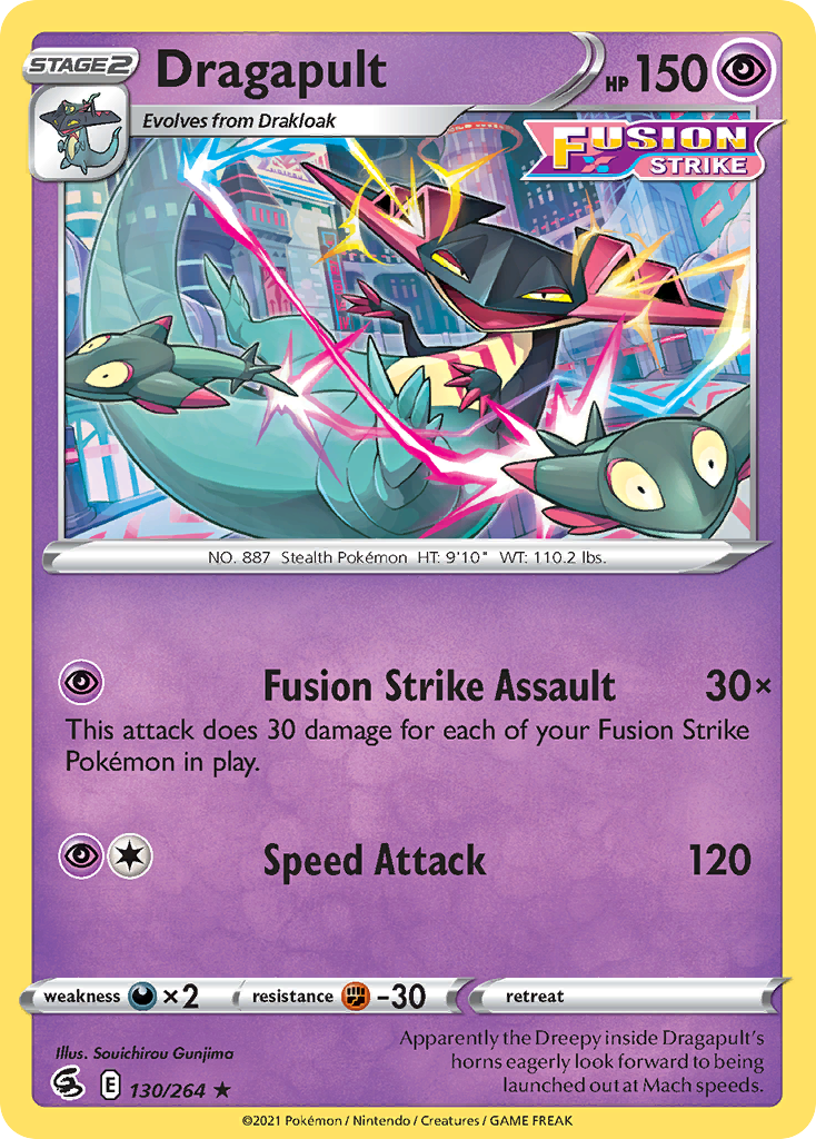 Dragapult (130/264) (Theme Deck Exclusive) [Sword & Shield: Fusion Strike] | Viridian Forest