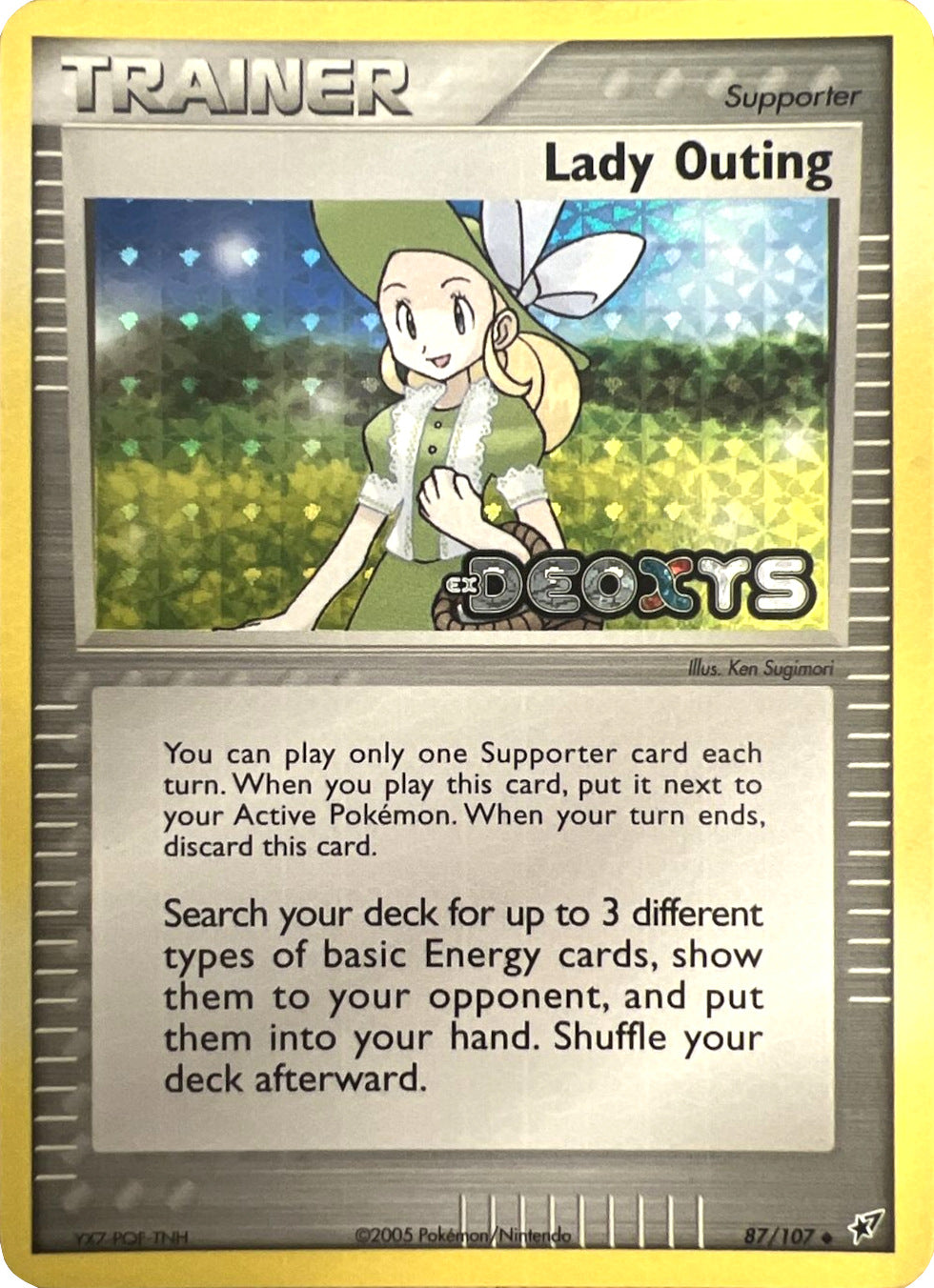 Lady Outing (87/107) (Stamped) [EX: Deoxys] | Viridian Forest