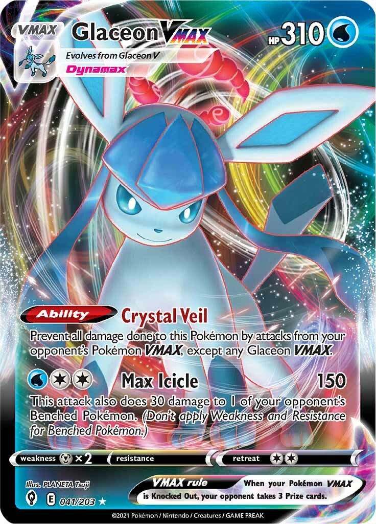 Glaceon VMAX  - 041/203 - Evolving Skies - Ultra Rare | Viridian Forest