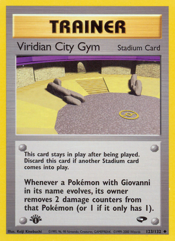 Viridian City Gym (123/132) [Gym Challenge 1st Edition] | Viridian Forest