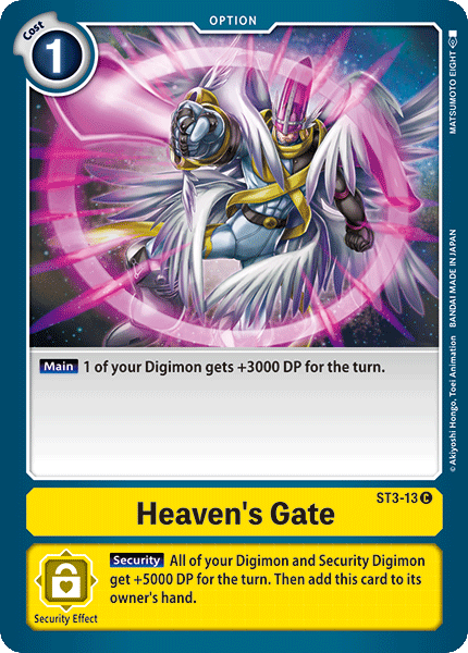 Heaven's Gate - ST3-13 C - Starter Deck 03: Heaven's Yellow | Viridian Forest