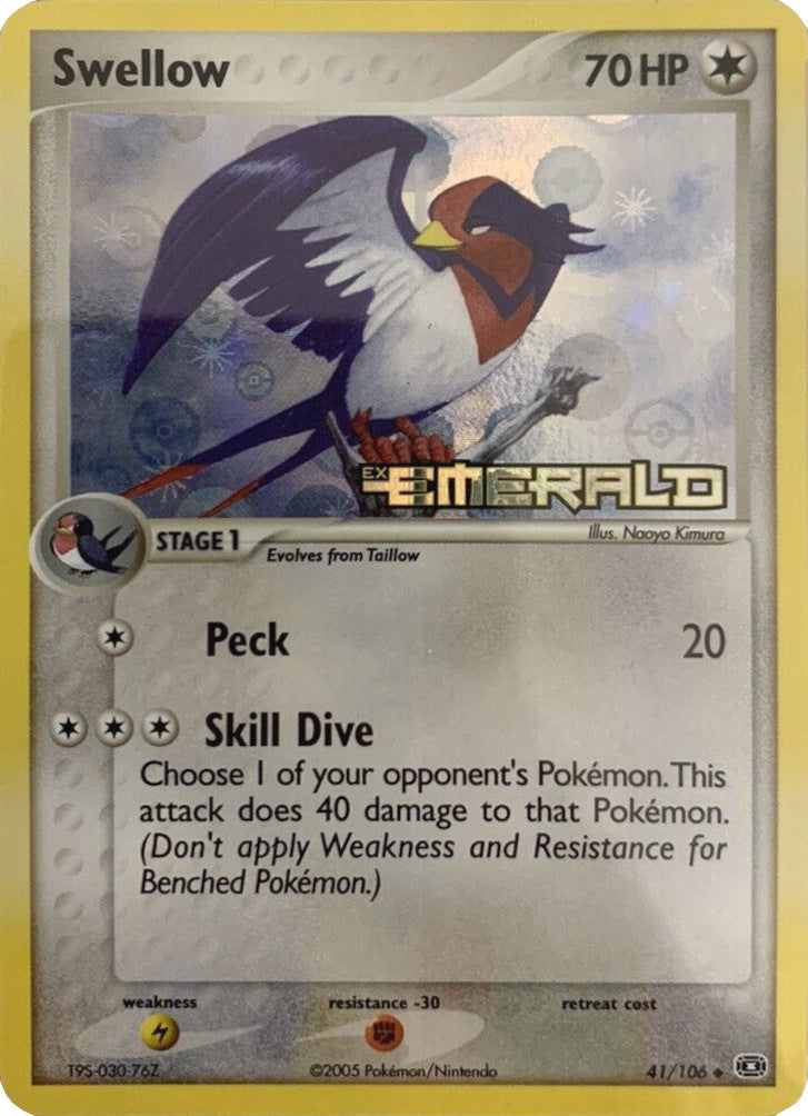 Swellow (41/106) (Stamped) [EX: Emerald] | Viridian Forest