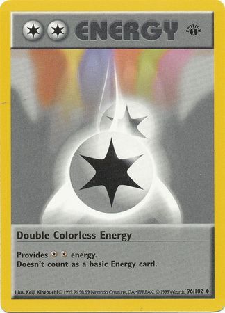 Double Colorless Energy (96/102) [Base Set 1st Edition] | Viridian Forest