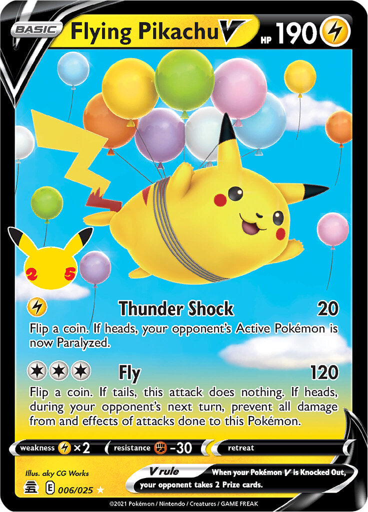 Flying Pikachu V - 006/025 - Celebrations - Ultra Rare | Viridian Forest