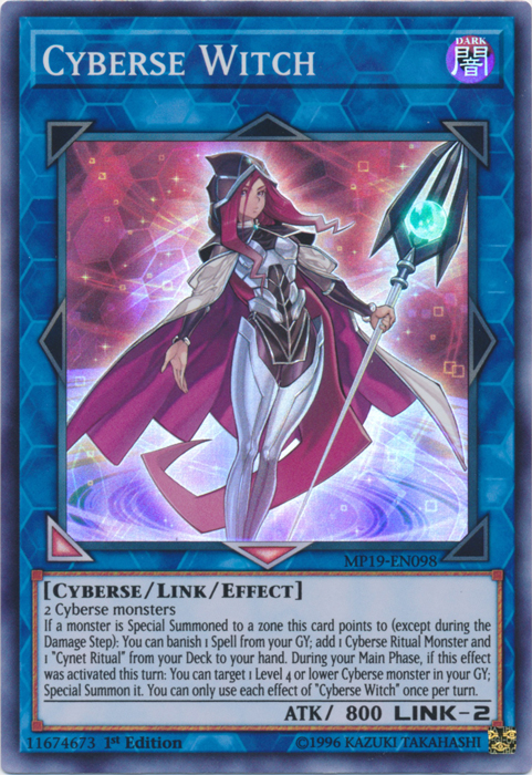 Cyberse Witch [MP19-EN098] Super Rare | Viridian Forest