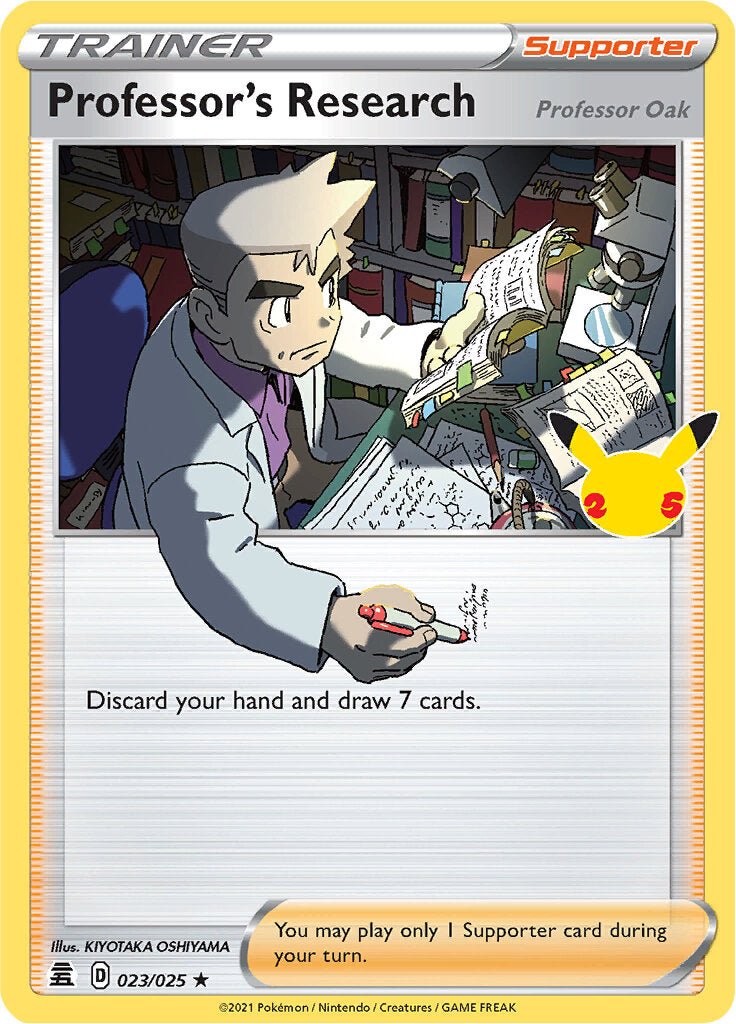 Professor's Research - 023/025 - Celebrations - Holo | Viridian Forest
