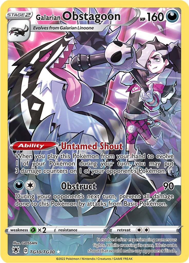 Galarian Obstagoon - TG10/TG30 - Astral Radiance - Ultra Rare | Viridian Forest