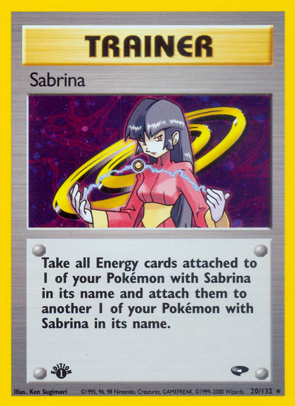 Sabrina (20/132) [Gym Challenge 1st Edition] | Viridian Forest