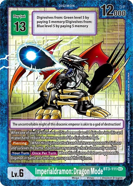 Imperialdramon Dragon Mode [BT3-111] [Revision Pack Cards] | Viridian Forest
