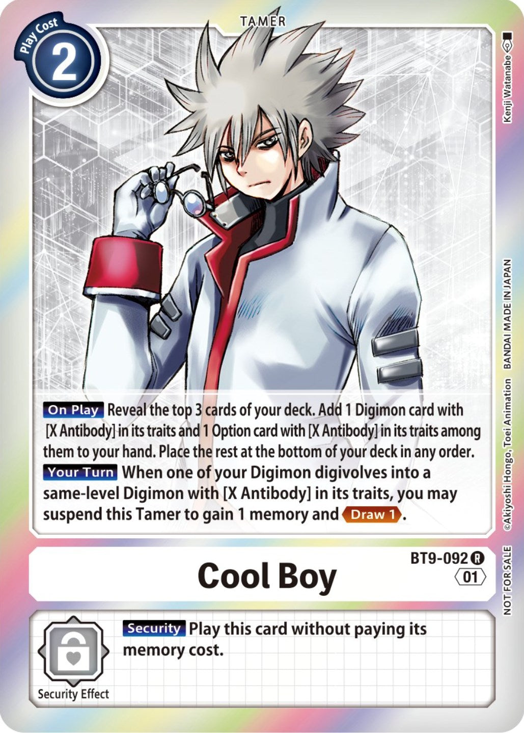 Cool Boy [BT9-092] (Event Pack 4) [X Record Promos] | Viridian Forest