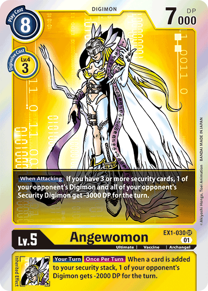 Angewomon - EX1-030 SR - EX01 Classic Collection | Viridian Forest