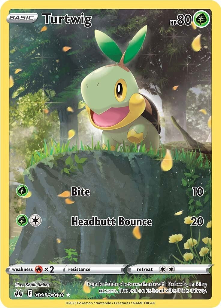 Turtwig - GG31/GG70 - Crown Zenith - Holo Rare | Viridian Forest