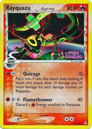 Rayquaza (26/110) (Delta Species) (Stamped) [EX: Holon Phantoms] | Viridian Forest