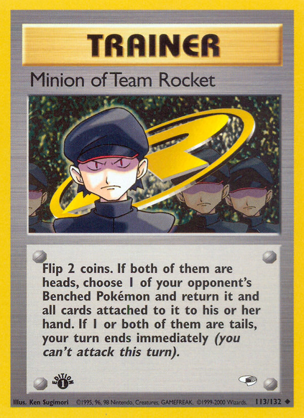 Minion of Team Rocket (113/132) [Gym Heroes 1st Edition] | Viridian Forest