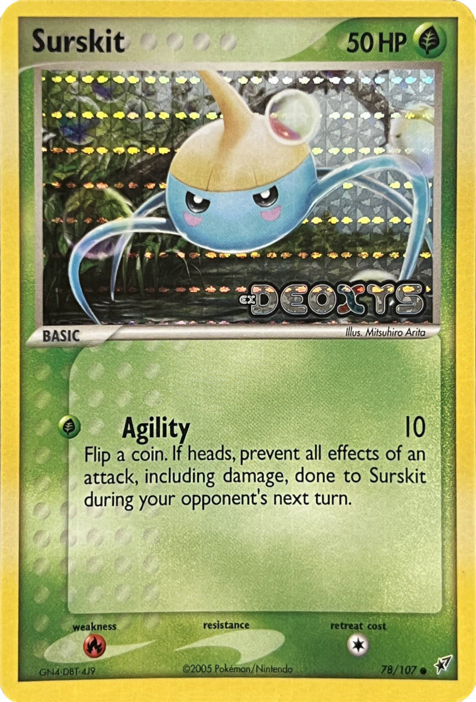 Surskit (78/107) (Stamped) [EX: Deoxys] | Viridian Forest