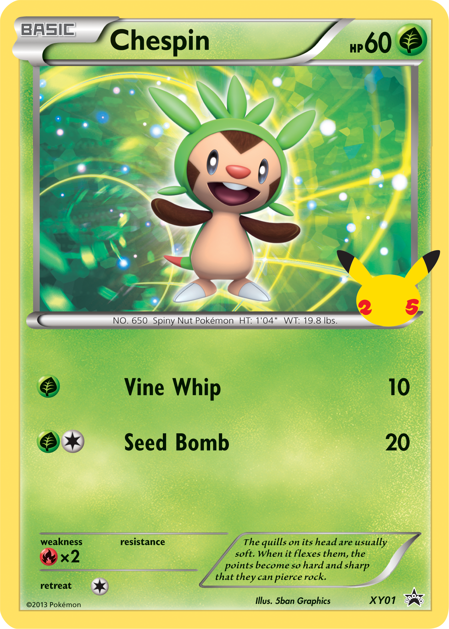 Chespin [First Partner Pack] | Viridian Forest