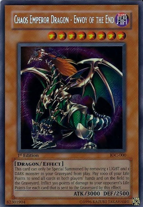 Chaos Emperor Dragon - Envoy of the End [IOC-000] Secret Rare | Viridian Forest