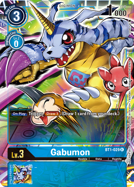 Gabumon - (Alternate Art) - BT1-029 R - Dash Pack | Viridian Forest
