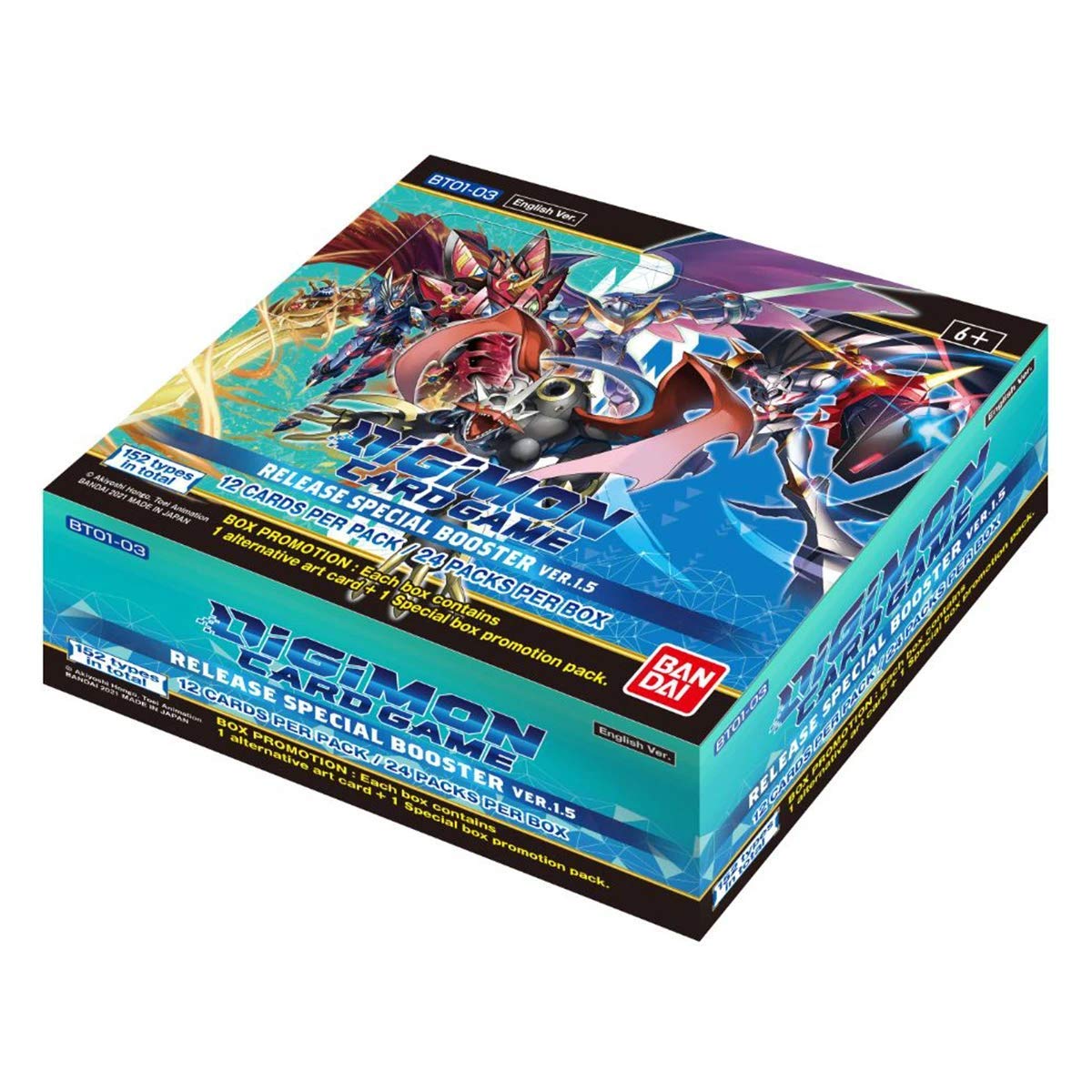 DIGIMON CARD GAME - RELEASE SPECIAL BOOSTER Ver.1.5 - BOOSTER BOX [BT01-03] | Viridian Forest