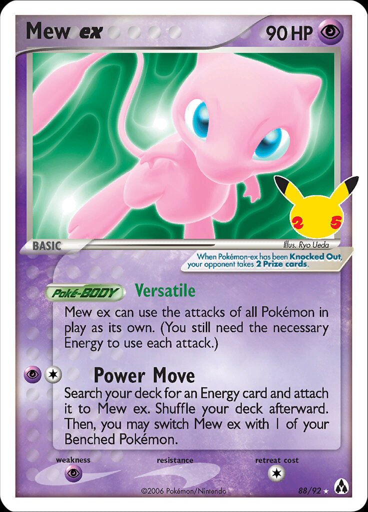 Mew EX - 88/92 - Celebrations Classic Collection - Promo | Viridian Forest