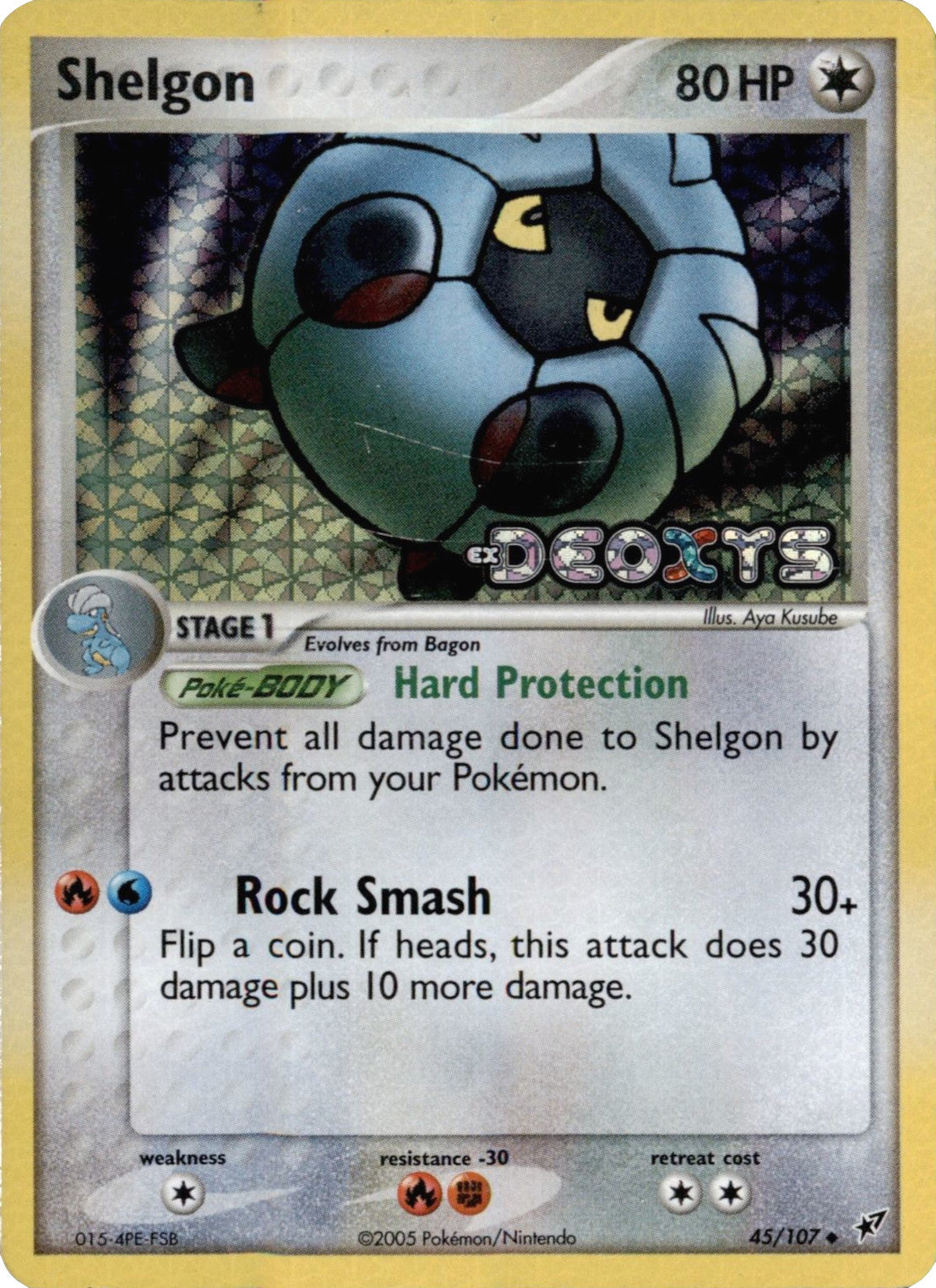 Shelgon (45/107) (Stamped) [EX: Deoxys] | Viridian Forest