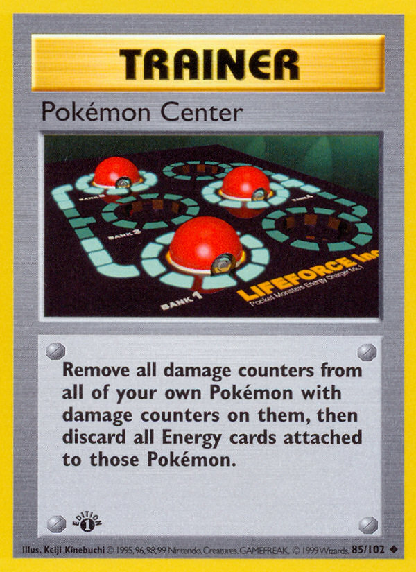 Pokemon Center (85/102) [Base Set 1st Edition] | Viridian Forest