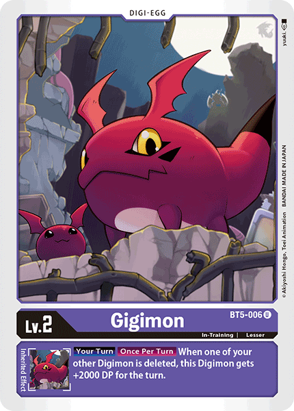 Gigimon - BT5-006 U - Battle of Omni | Viridian Forest