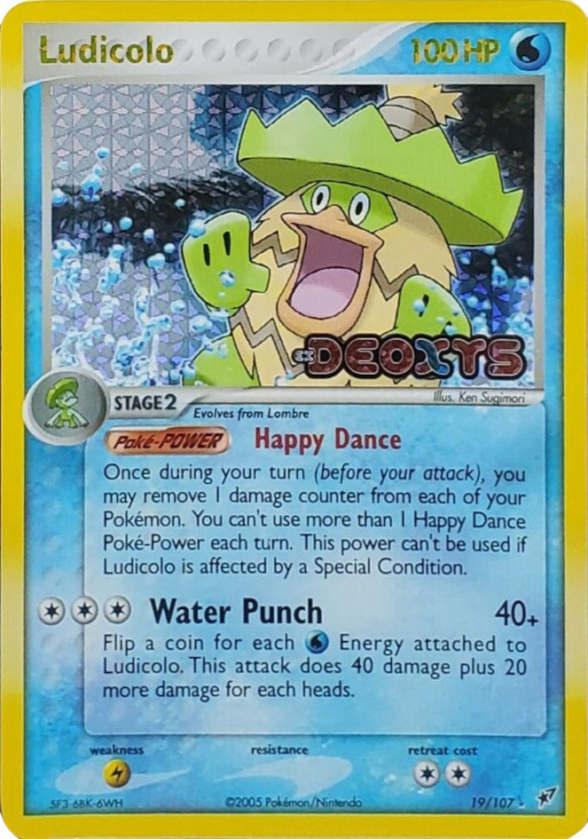 Ludicolo (19/107) (Stamped) [EX: Deoxys] | Viridian Forest