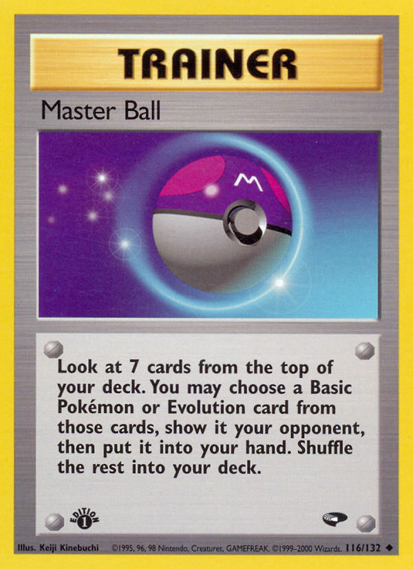 Master Ball (116/132) [Gym Challenge 1st Edition] | Viridian Forest