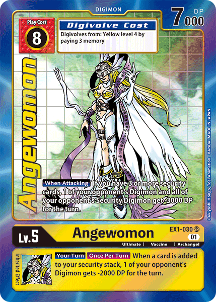 Angewomon (Alternate Art) - EX1-030 SR - EX01 Classic Collection | Viridian Forest