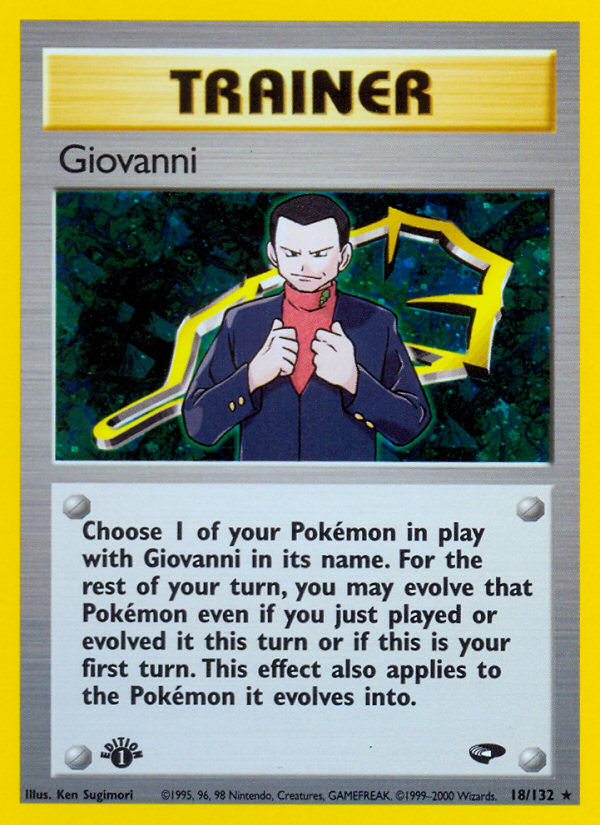 Giovanni (18/132) [Gym Challenge 1st Edition] | Viridian Forest