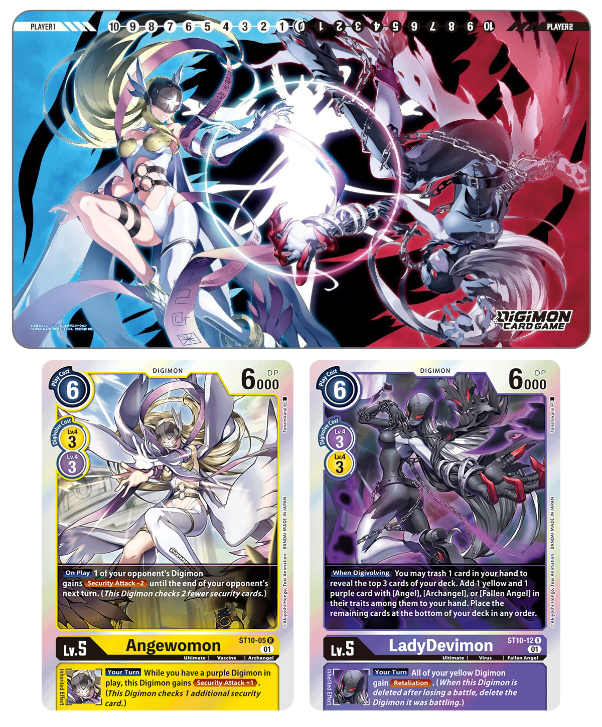 Digimon Trading Card Game - Tamer Goods Set Angewomon & Ladydevimon PB14 | Viridian Forest