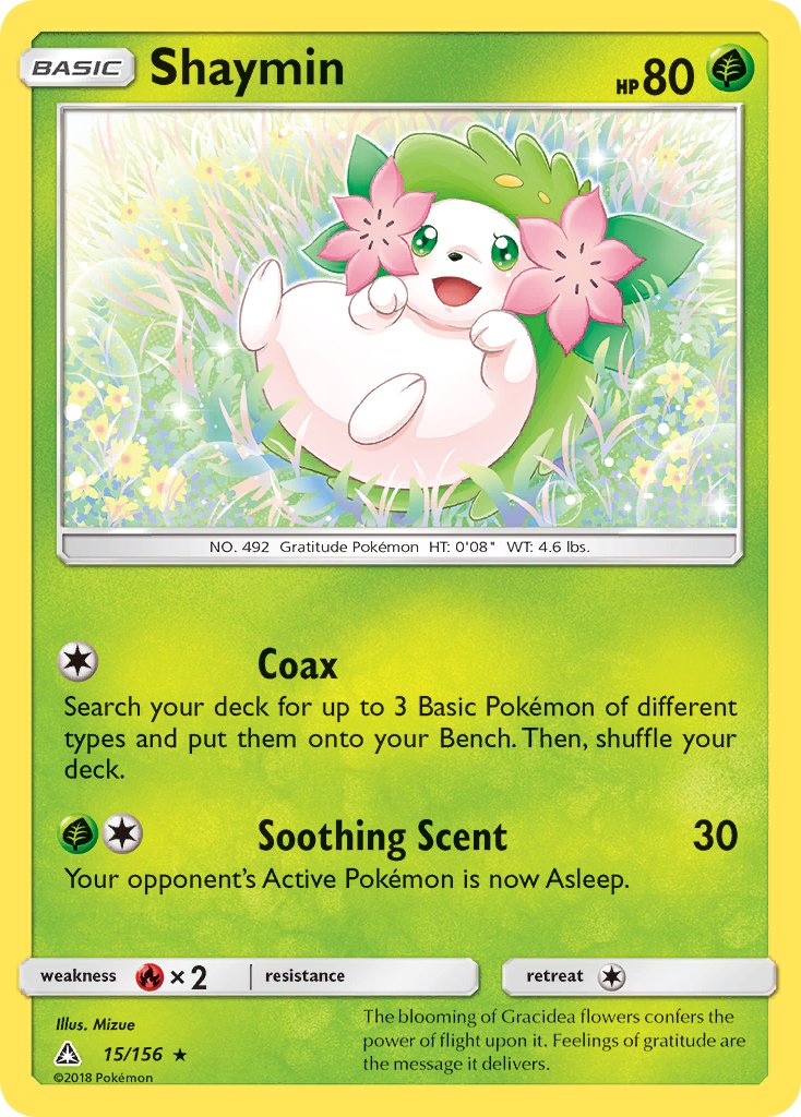 Shaymin - 15/156 - Ultra Prism - Holo | Viridian Forest