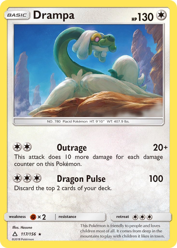 Drampa - 117/156 - Ultra Prism - Holo | Viridian Forest