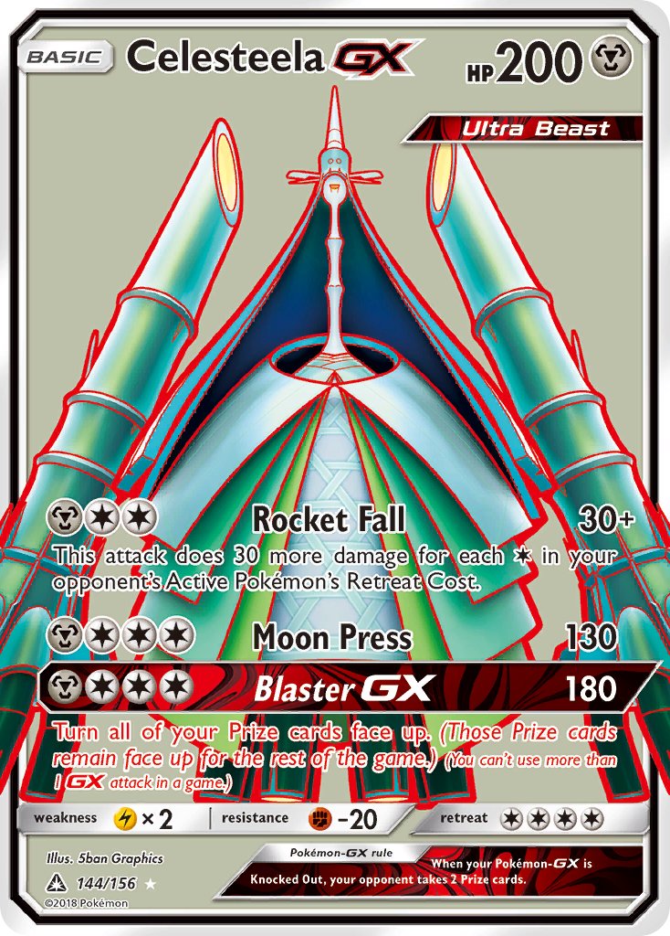 Celesteela GX - 144/156 - Ultra Prism - Full Art | Viridian Forest