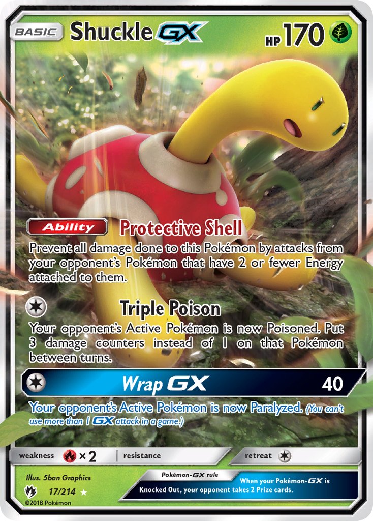 Shuckle GX - 17/214 - Lost Thunder - Ultra Rare | Viridian Forest