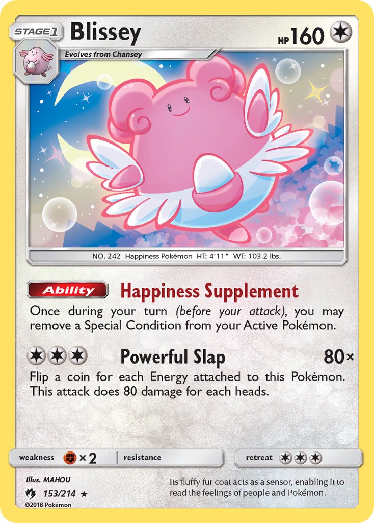 Blissey - 153/214 - Lost Thunder - Holo | Viridian Forest