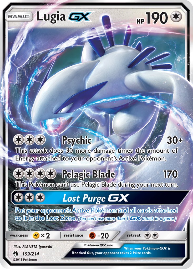 Lugia GX - 159/214 - Lost Thunder - Ultra Rare | Viridian Forest