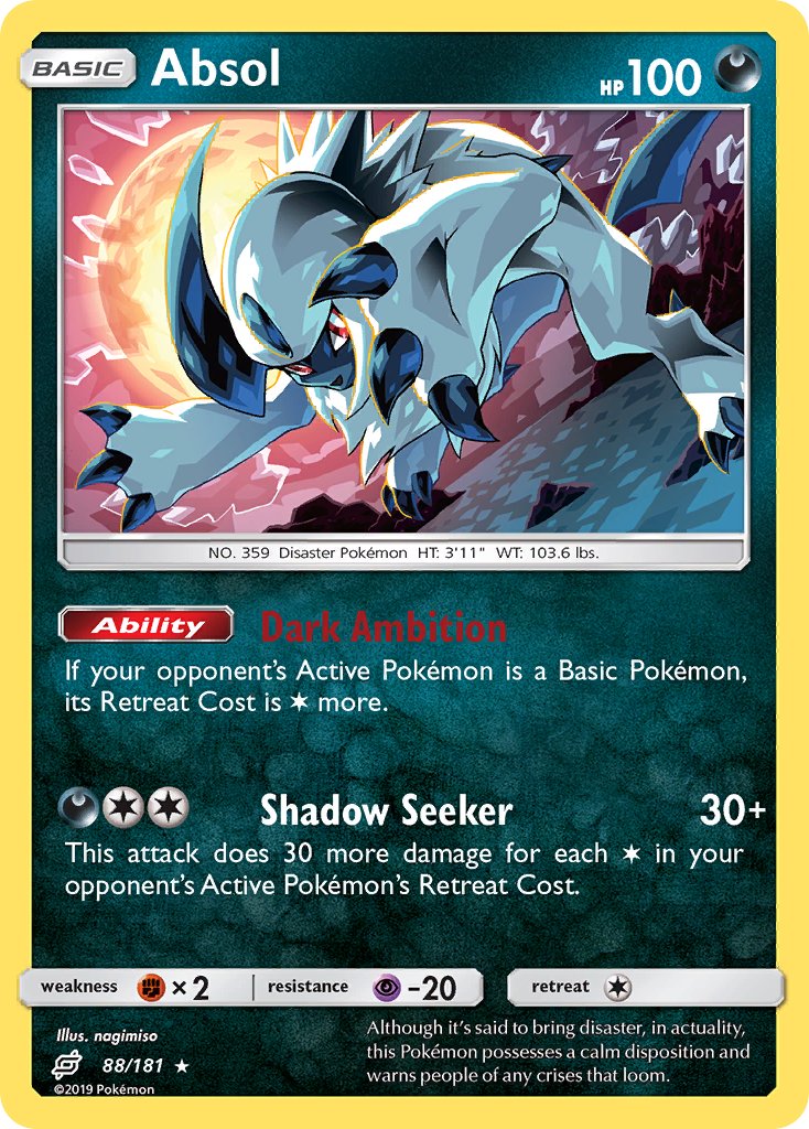 Absol - 88/181 - Team Up - Holo | Viridian Forest