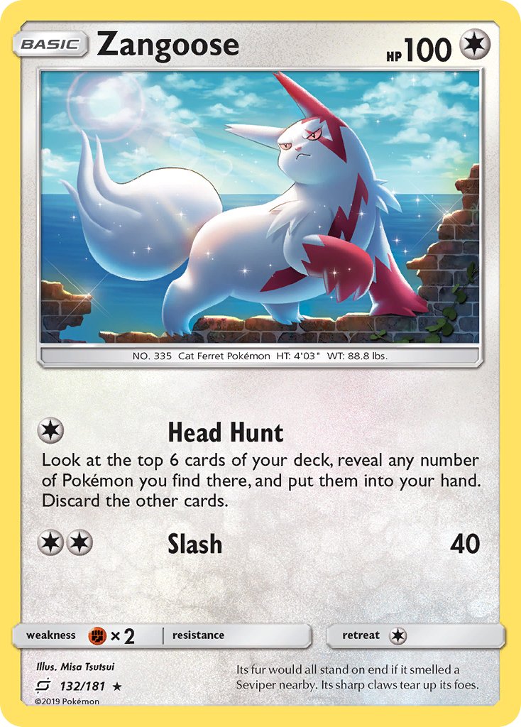 Zangoose - 132/181 - Team Up - Holo | Viridian Forest