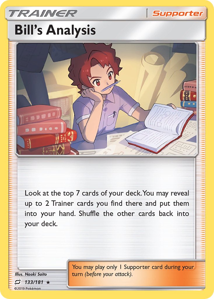 Bill's Analysis - 133/181 - Team Up - Holo | Viridian Forest