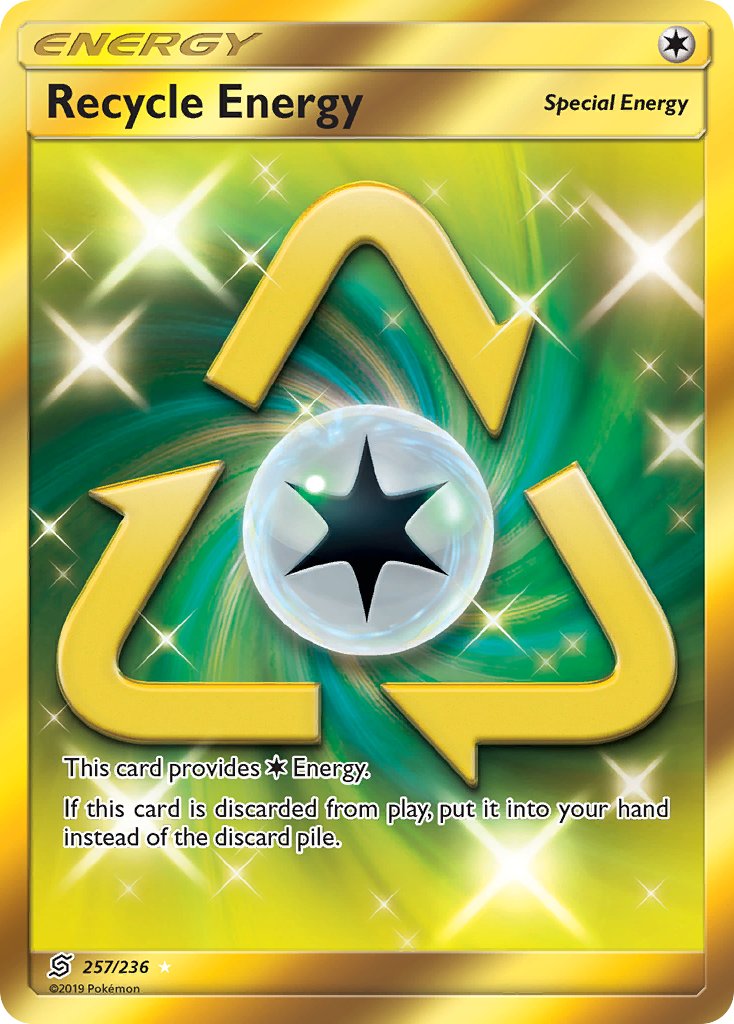 Recycle Energy - 257/236 - Unified Minds - Secret Rare | Viridian Forest
