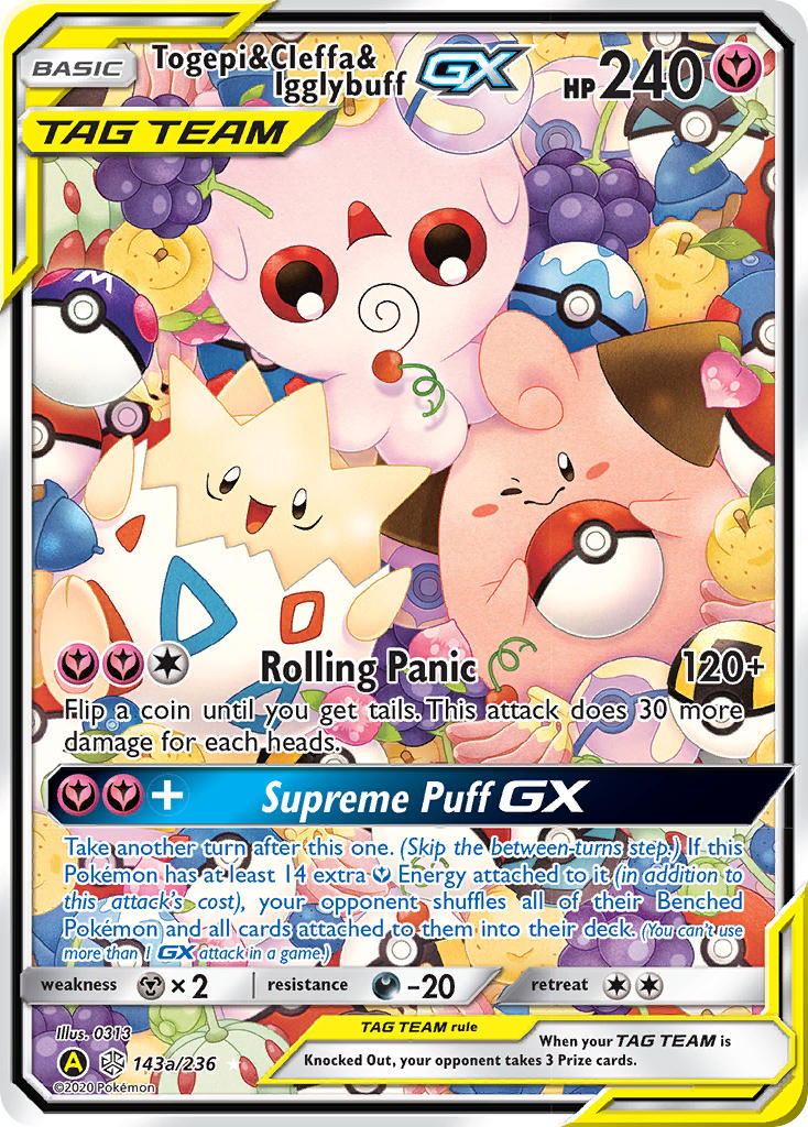 Togepi & Cleffa & Igglybuff GX - 143a/236 - Cosmic Eclipse - Ultra Rare | Viridian Forest
