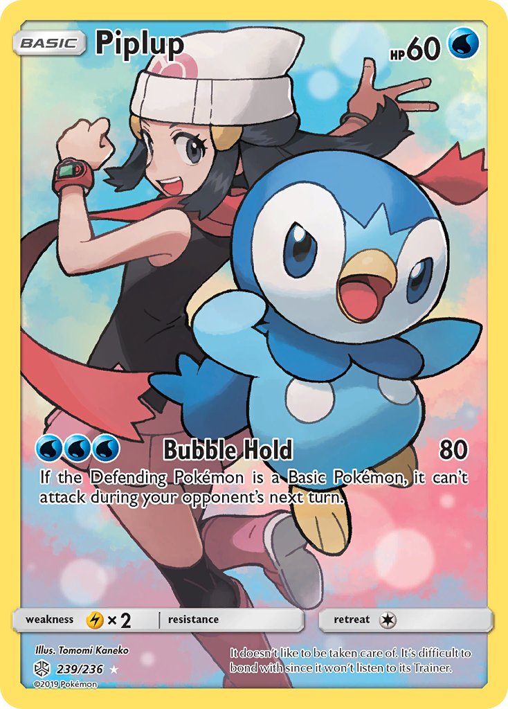 Piplup - 239/236 - Cosmic Eclipse - Secret Rare | Viridian Forest