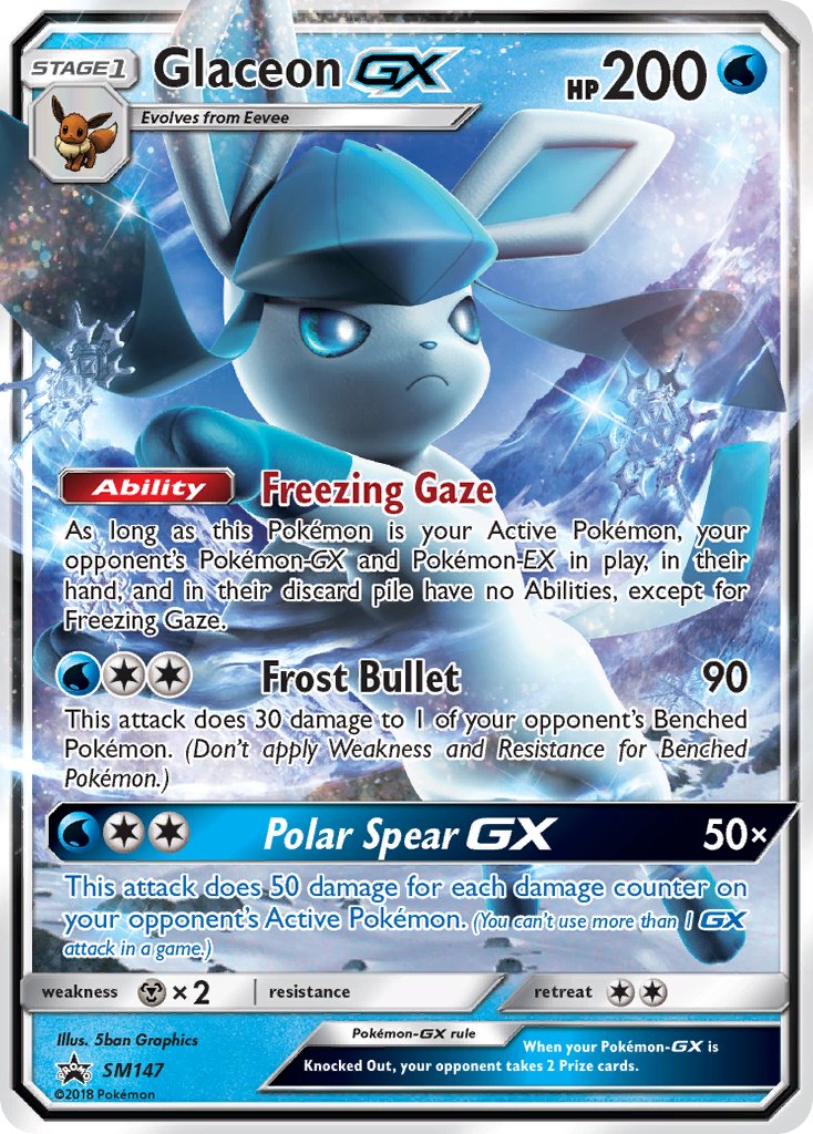 Glaceon GX - SM147 - SM Promo | Viridian Forest
